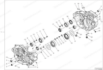 Half Crankcases Pair A
