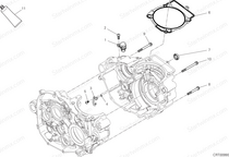 Half Crankcases Pair B