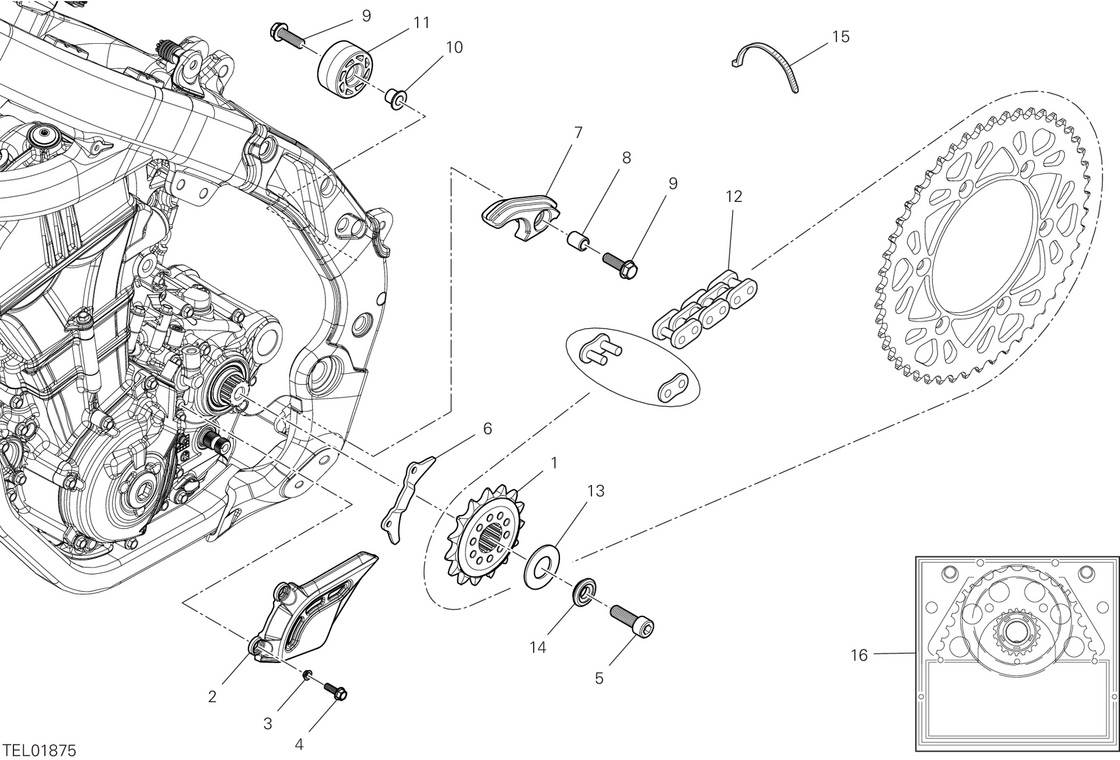 Front Sprocket - Chain